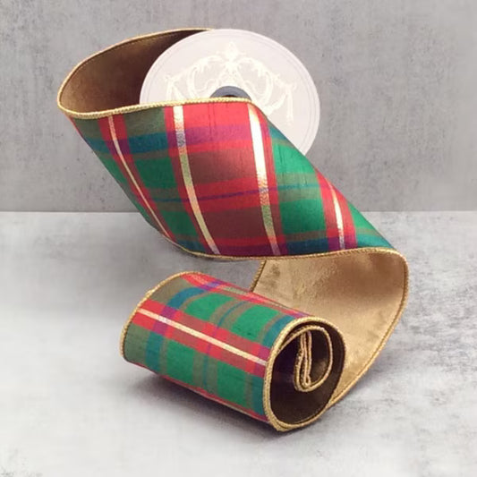 Dupion Aberdeen Plaid, 4"