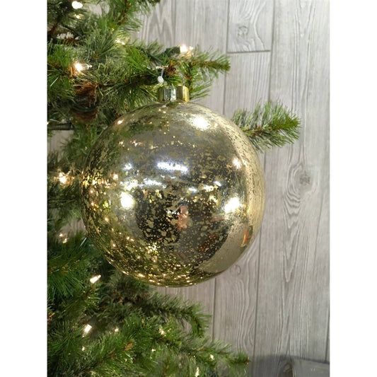5.5” VP Mercury Ball Ornament - Lt. Gold