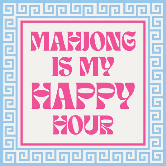 Mahjong Happy Hour Cocktail Napkins