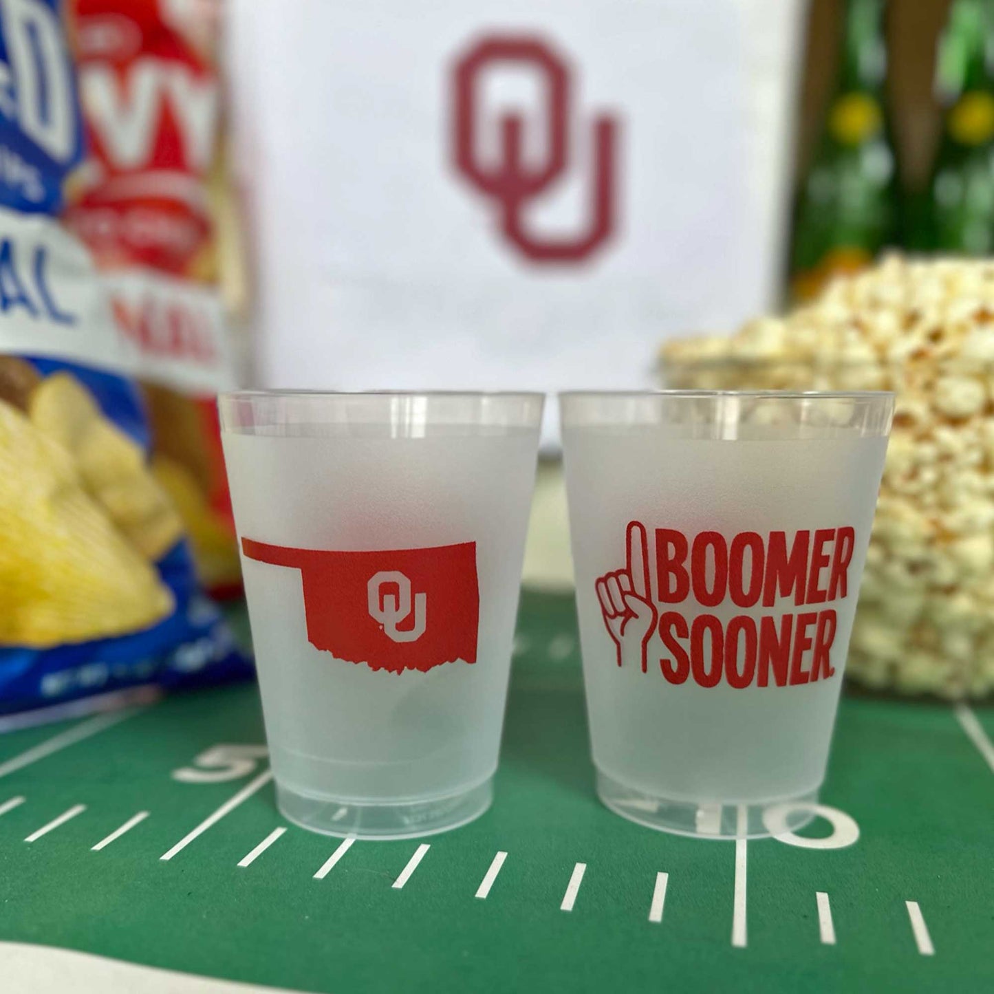 Oklahoma University Boomer Sooner Cup 10 Pack