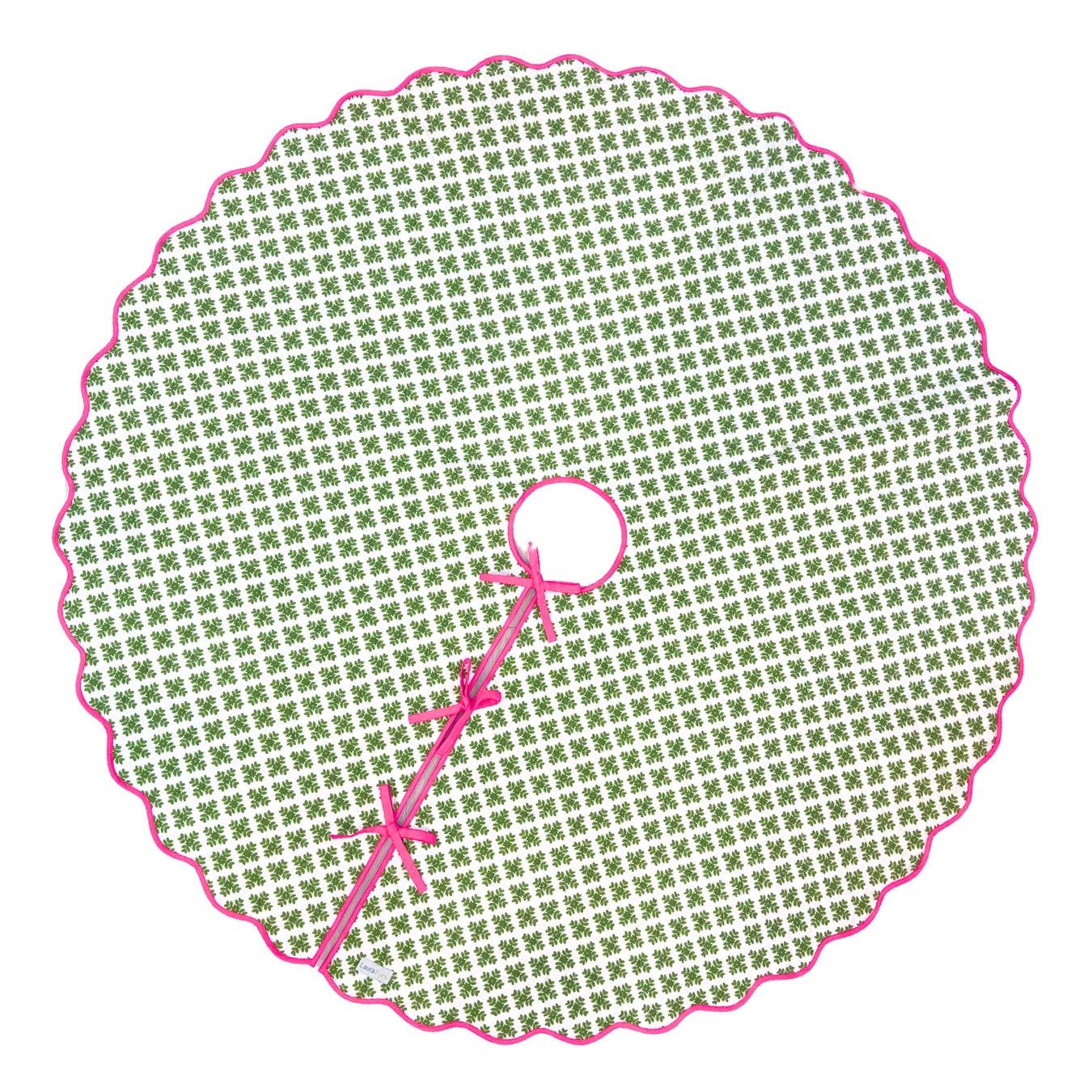 Brushstrokes Green Tree Skirt