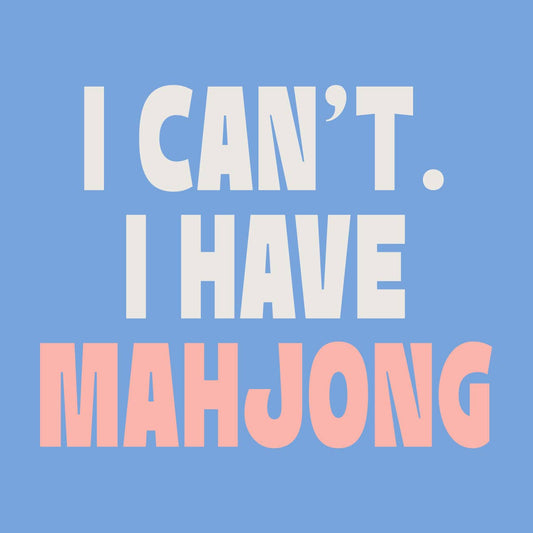 Mahjong Cocktail Napkins  I Have Mahjong