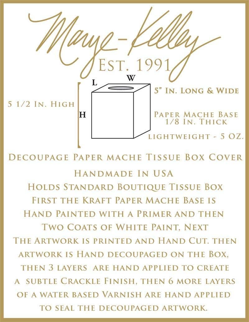 Lavender Antelope Tissue Box Cover