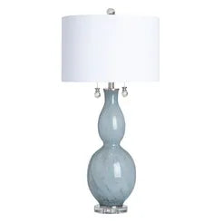 Blue Pull Chain Lamp