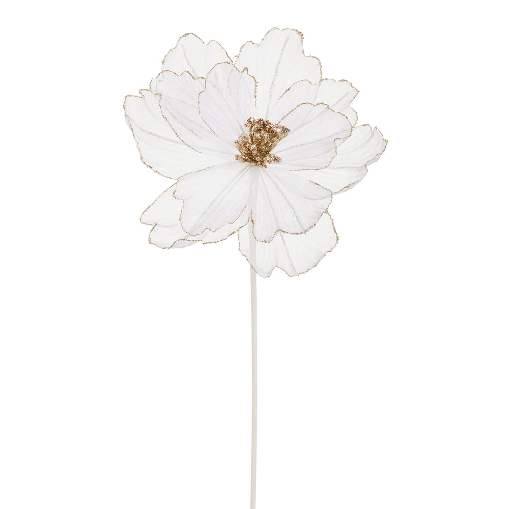 White Sheer Magnolia Stem