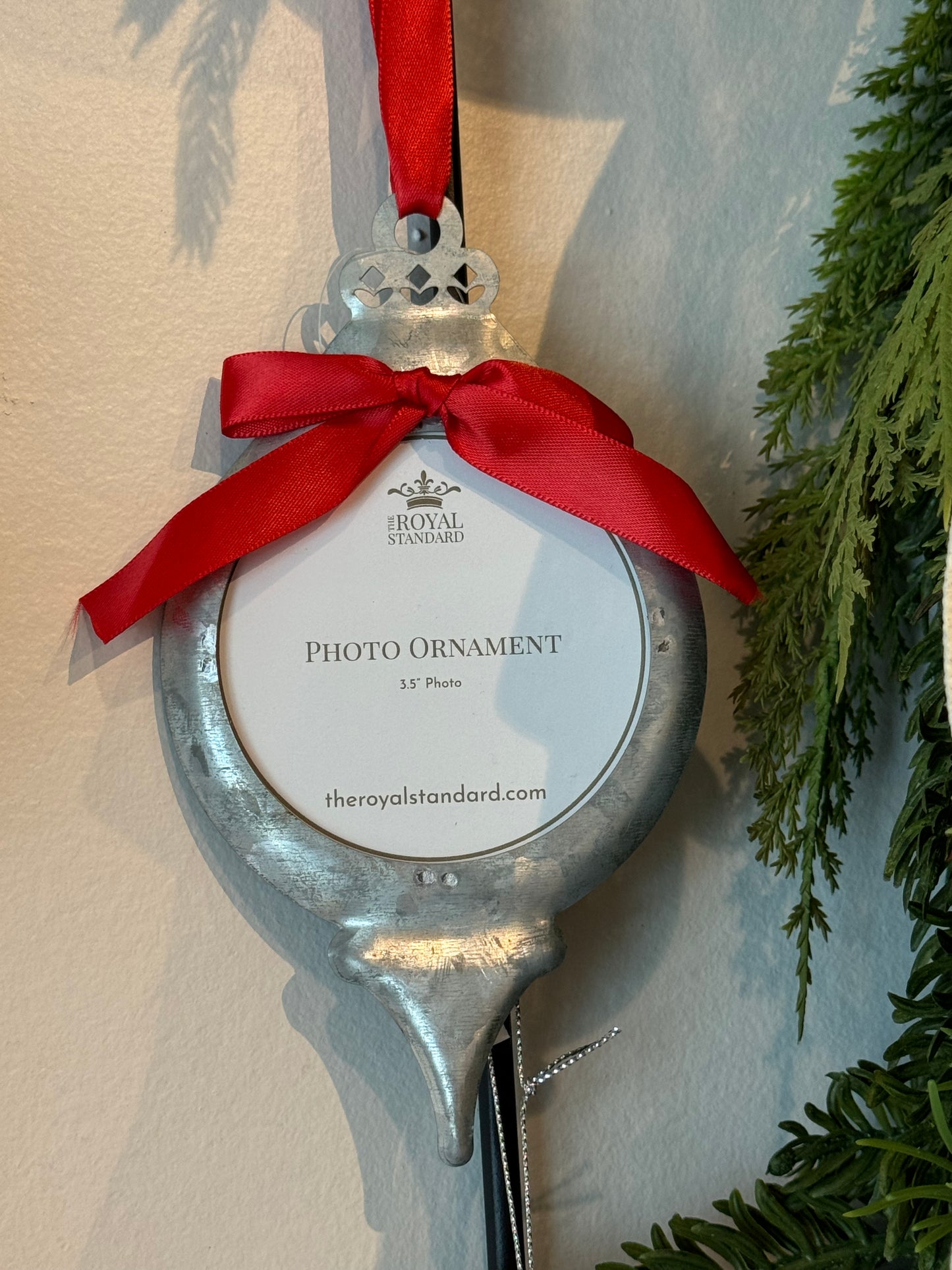 Photo Ornament Silver