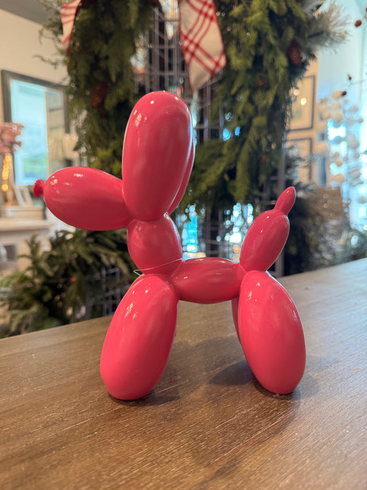 8'' Pink Balloon Dog