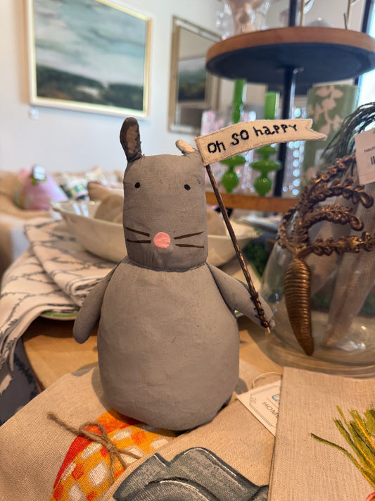 Oh So Happy Bean Bag Bunny