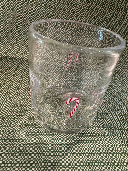 Candy Cane Glass