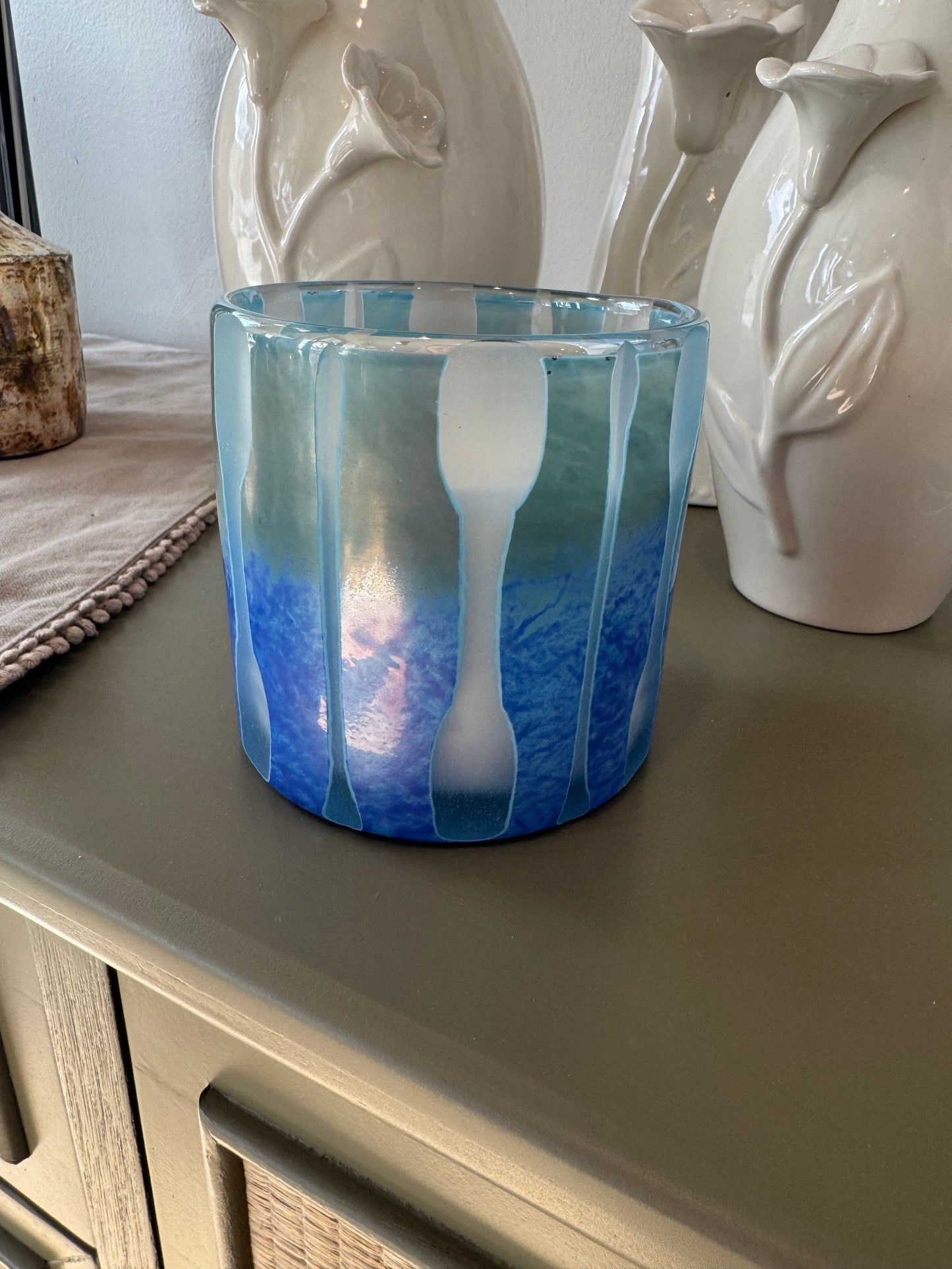 Spa 2-Wick Blue Ombre