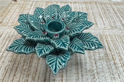Holly Berry Taper Candleholder