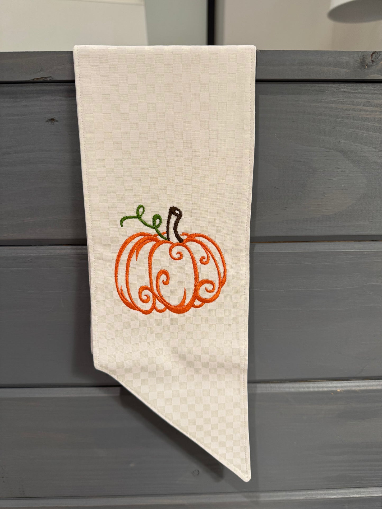 Pumpkin Swirl Wreath Sash