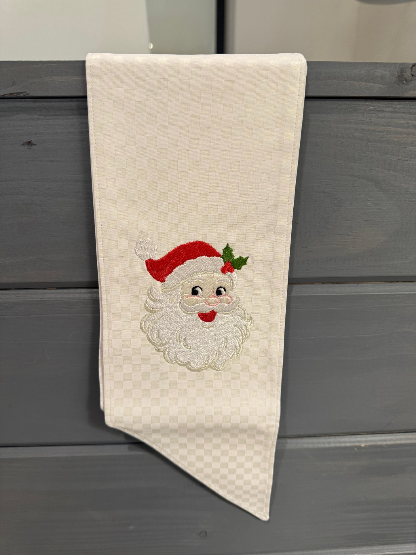 Santa Wreath Sash