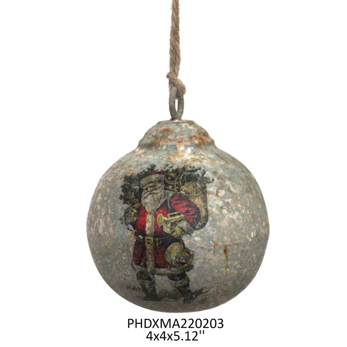 Vintage Santa 4" Ornament