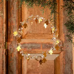 Ice Crystal w/Gold Leaf Wreath