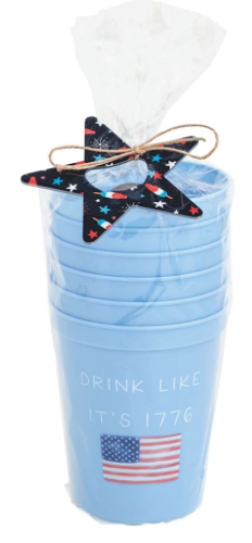 Blue Americana Party Cup
