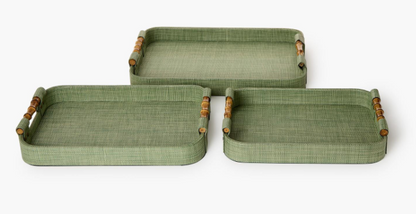 Green SeaGrass Tray - Large