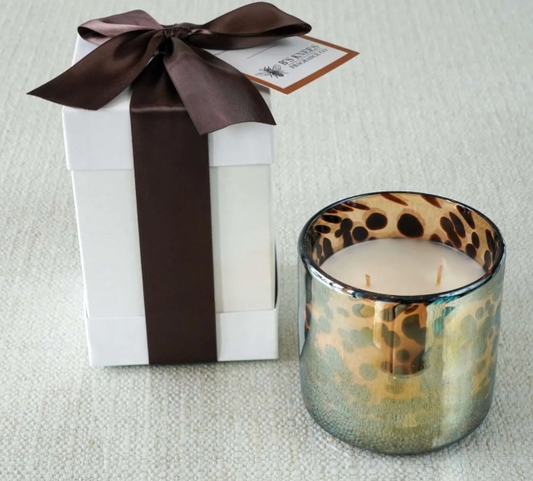 LaJunta Leather 2 Wick Tortoise