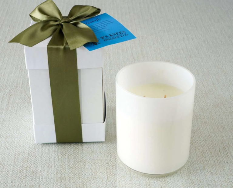 Bonzai Butterfly 2-Wick White