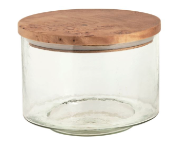 Burl Wood Canister - Small