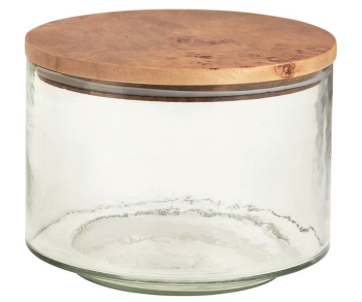 Burl Wood Canister - Large