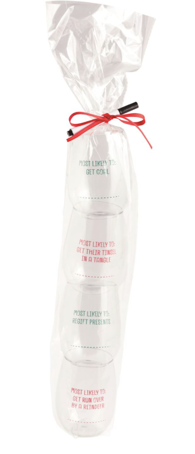 Most Likely Set Christmas Personalization Wine