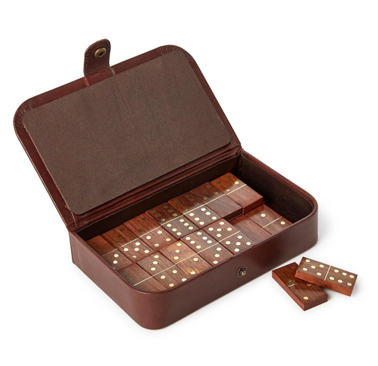 Leather Domino Set