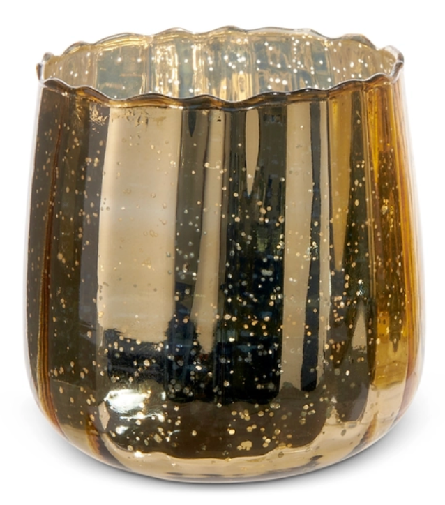 Bronze Mercury Glass Container - Large