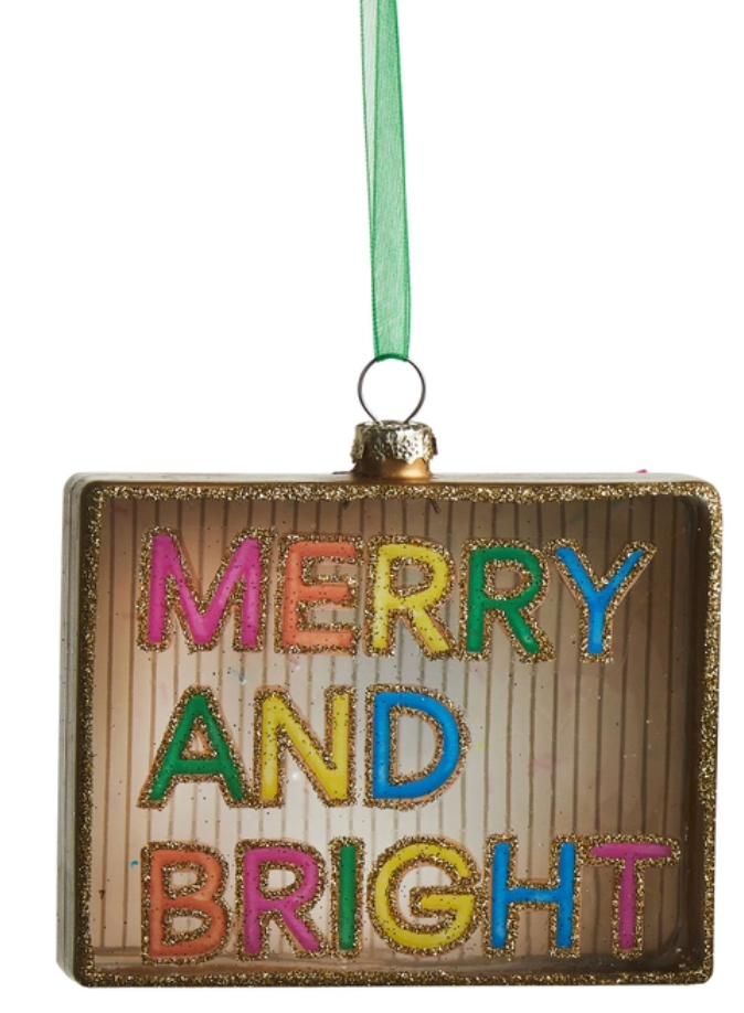 Merry & Bright Ornament