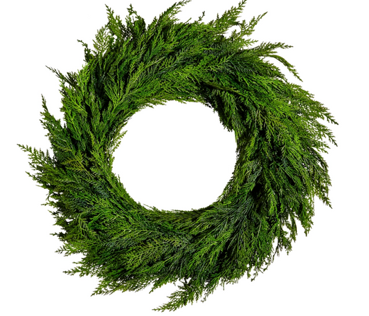 28" Cedar Wreath