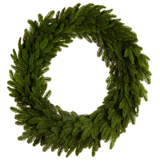 36" Green Cedar Wreath