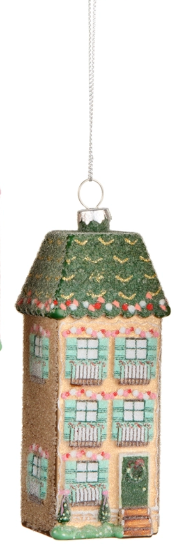Sweet Living Green House Ornament