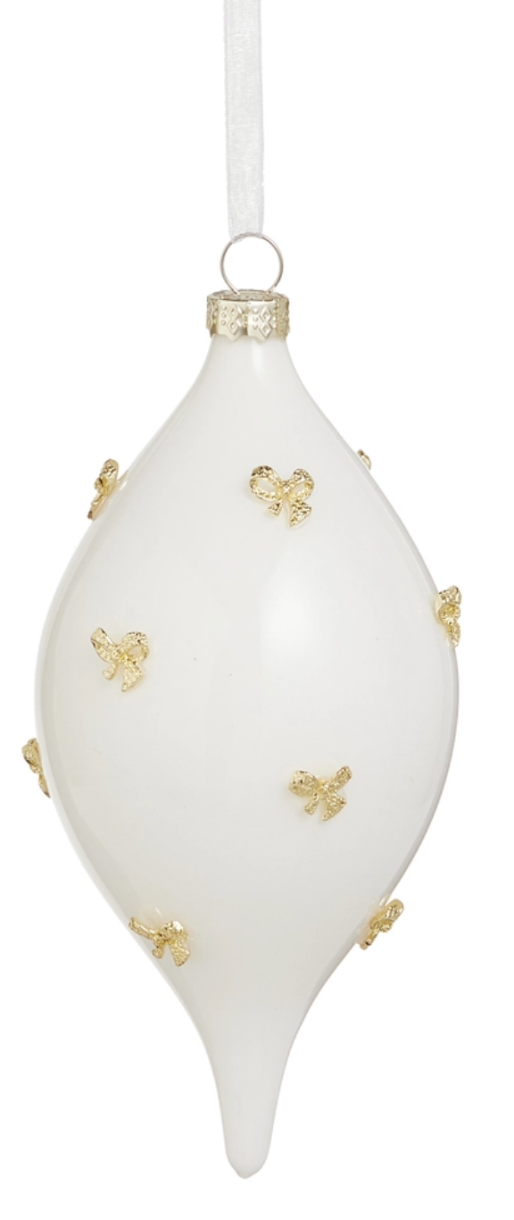 Gold Bow Ornament