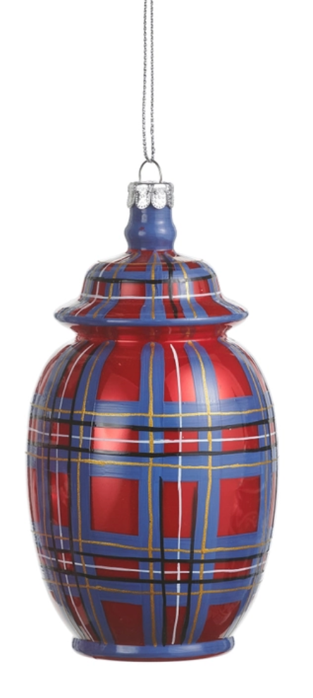 Dressed In Plaid Ornament - Plaid