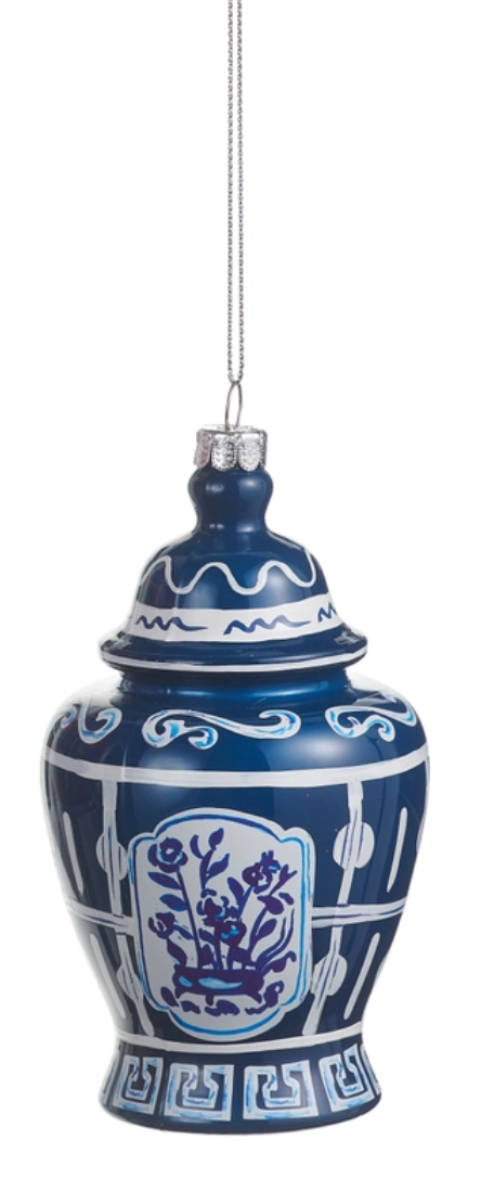 Dressed In Plaid Ornament - Blue