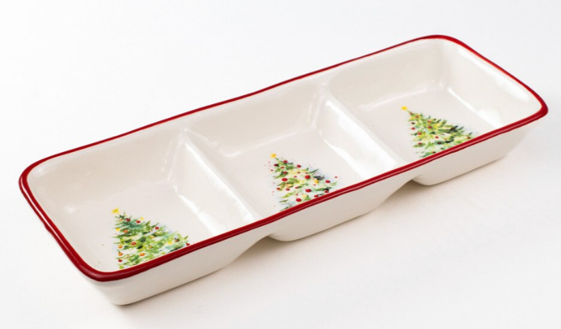 Gloria Tree Divided Platter