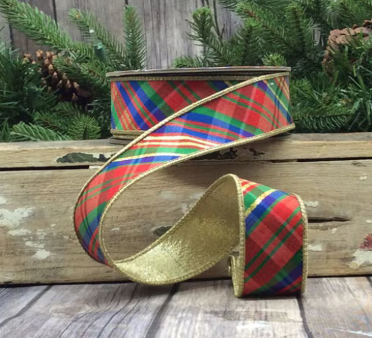 Yuletide Plaid, Red/Green/Blue
