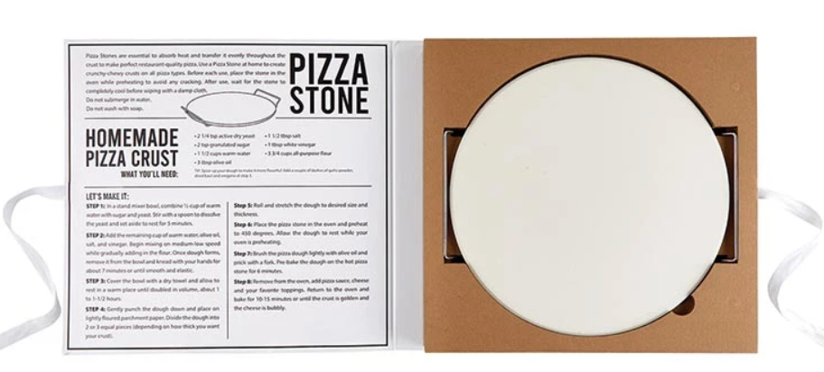 Pizza Stone Book Box