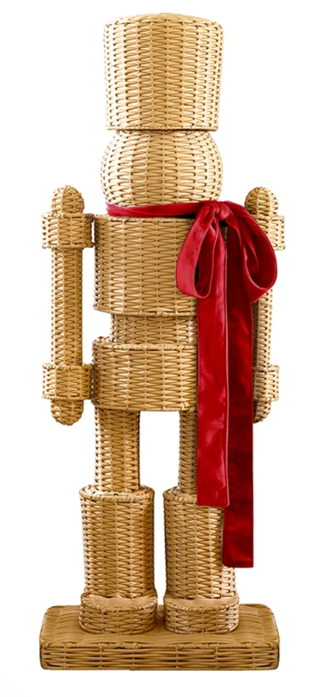 4' Wicker Nutcracker
