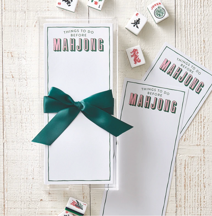 Acrylic Notepad - Before Mahjong