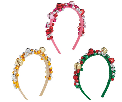 Green/Red Jingle Headband
