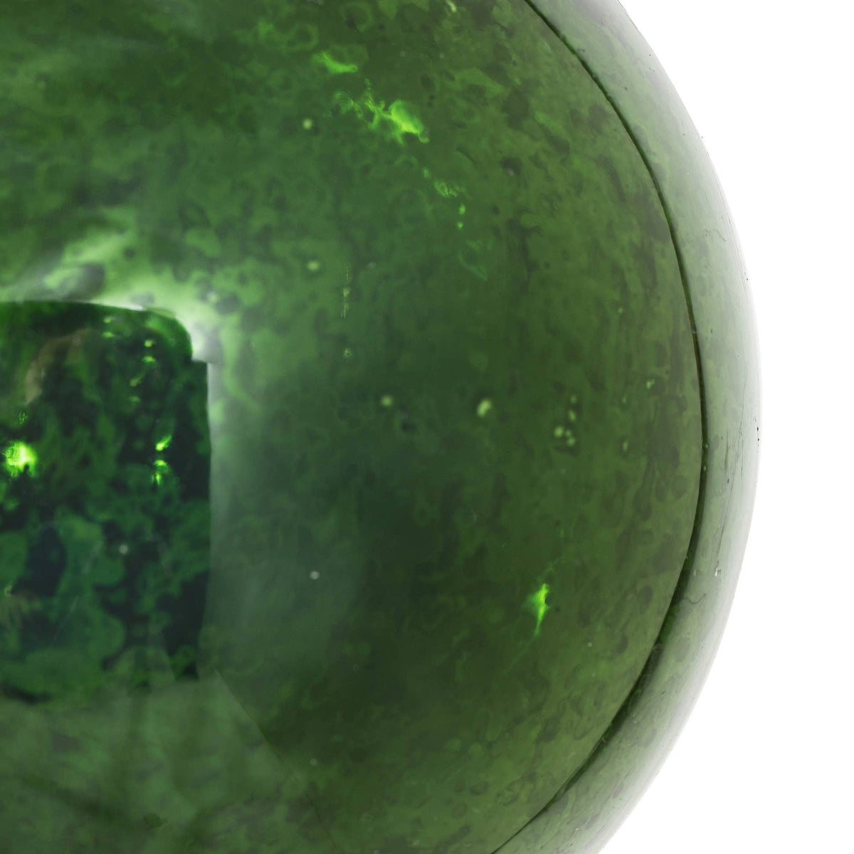 4.75" Moss Green Mercury Ball Ornament