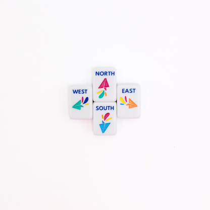 MINI TRAVEL MAHJONG | White