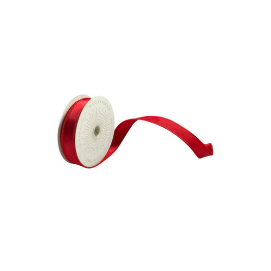 1"x10yd Crimson Satin Christmas Ribbon