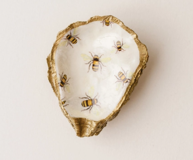 Oyster Ring Dish - Bee Love