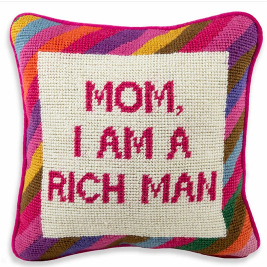 Mom, I am a Rich Man Pillow