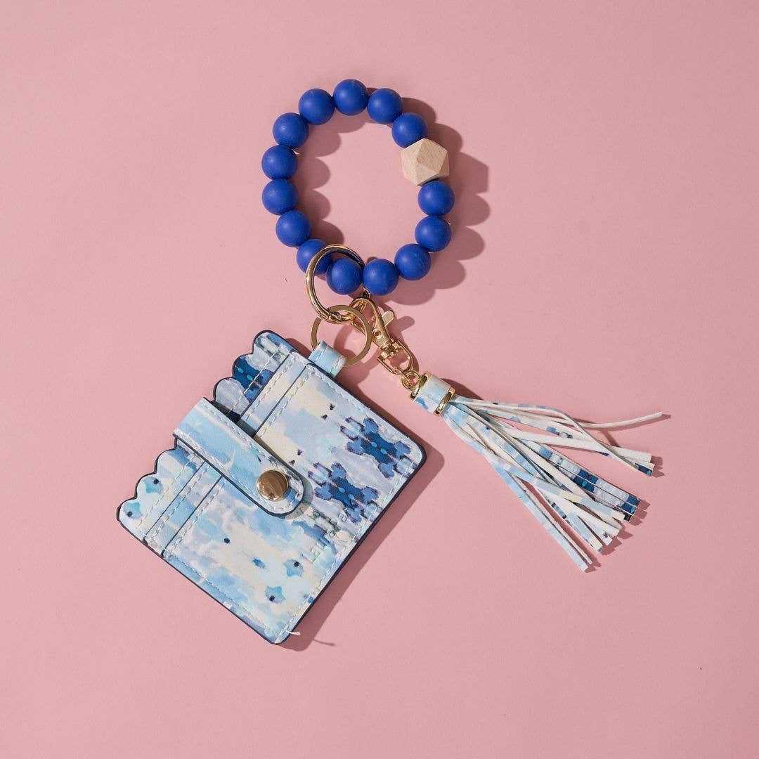 Ocean Breeze Keychain Wristlet Wallet