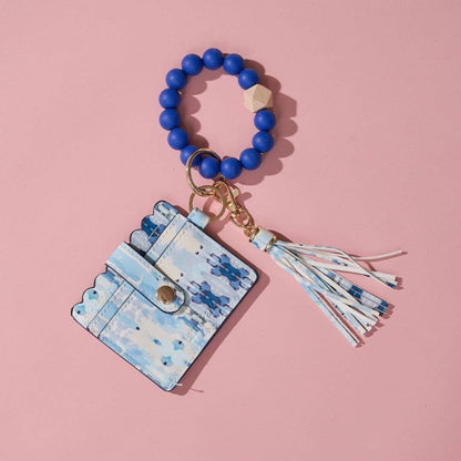 Ocean Breeze Keychain Wristlet Wallet