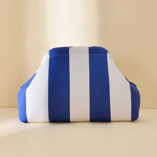Urban Chic Striped Bag - Blue