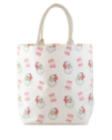 HoHoHo Santa Tote White/Pink